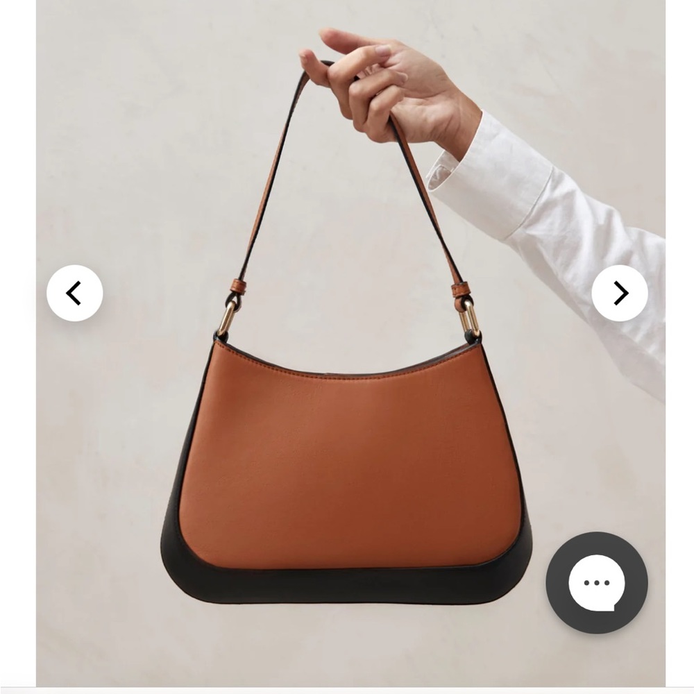 Alohas C Bicolor - Black & Brown Leather Handbag
